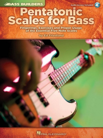 Pentatonic Scales for Bass Bass Guitar Buch + Online-Audio