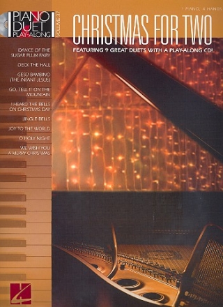 Christmas for two (+CD): piano duet playalong vol.37 score
