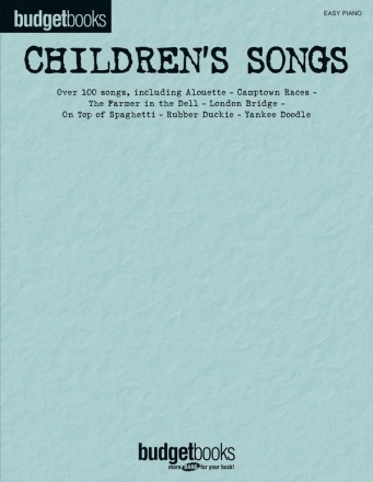 Children's Songs Easy Piano Buch