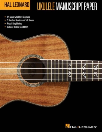 Hal Leonard Ukulele Manuscript Paper  Buch
