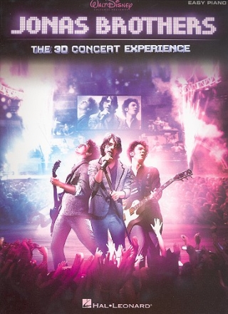 Jonas Brothers: The 3D Concert Experience for easy piano (vocal/guitar)