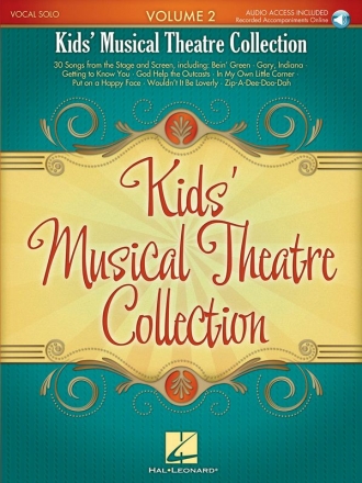 Kid's Musical Theatre Collection vol.2 (+Online-Audio) for piano/vocal/guitar