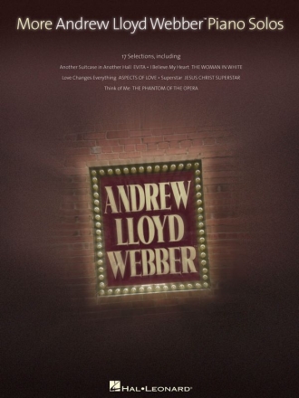 Andrew Lloyd Webber, More Andrew Lloyd Webber Piano Solos Klavier Buch