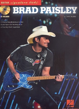 Brad Paisley (+CD): for vocal/guitar/tab Guitar Signature Licks