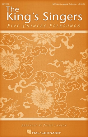 Five Chinese Folksongs SATB Chorpartitur