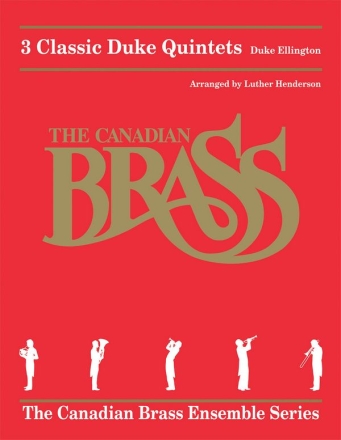 Duke Ellington, 3 Classic Duke Quintets Blechblserquintett Partitur + Stimmen