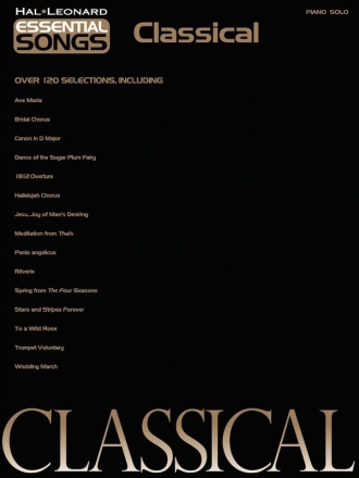 Essential Songs - Classical Klavier Buch