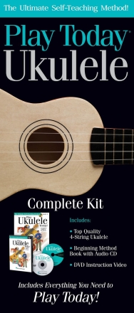 Play Ukulele Today! Complete Kit Ukulele Buch + CD + CD-ROM