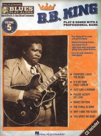 B.B. King (+CD) for Bb, Eb, C and bass clef instruments