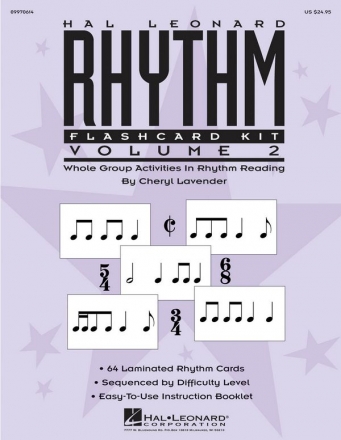 Cheryl Lavender, Hal Leonard Rhythm Flashcard Kit, Volume 2  Instrumentenkarte