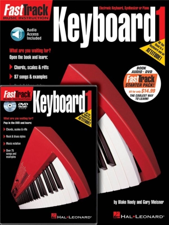 FastTrack - Keyboard Method 1 (+Online-Audio+DVD) for keyboard Starter Pack