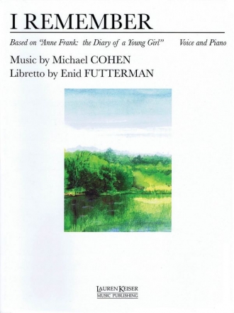 Michael Cohen, I Remember Vocal and Piano Partitur