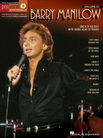 Barry Manilow (+CD) songbook piano/vocal/guitar