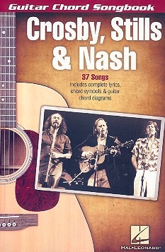 Crosby Stills & Nash: guitar chord songbook lyrics/chords/guitar boxes