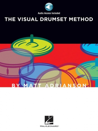 The Visual Drumset Method Schlagzeug Buch + Online-Audio
