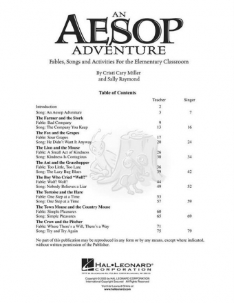 Cristi Cary Miller_Sally Raymond, An Aesop Adventure School Musical CD