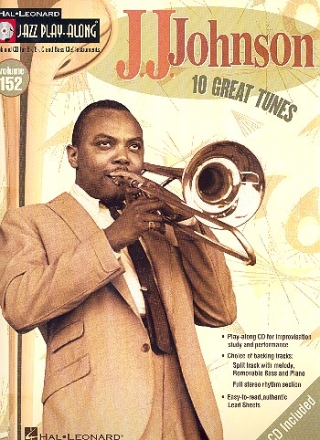 J.J. Johnson (+CD): for Bb, Eb, C and bass clef instruments Jazz playalong vol.152