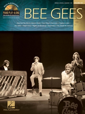 Bee Gees (+CD) for piano/vocal/guitar