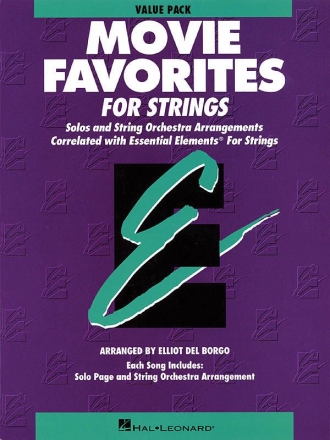 Essential Elements Movie Favorites for Strings Streichorchester Partitur + Stimmen