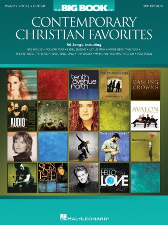 The Big Book of Contemporary Christian Favorites Songbook piano/vocal/guitar
