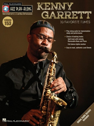 Jazz Play-Along vol.153 (+Online Audio): Kenny Garrett - 10 Favorite T for Bb, Eb, and C instruments