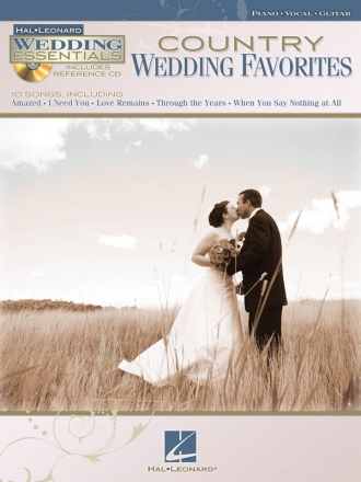 Country Wedding Favorites Piano, Vocal and Guitar Buch + CD