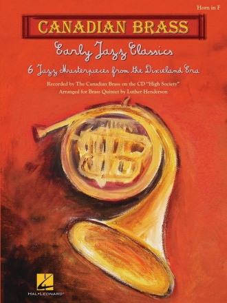 Early Jazz Classics for brass quintet horn in F