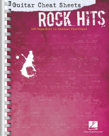 Guitar Cheat Sheets: Rock Hits Gitarre Buch