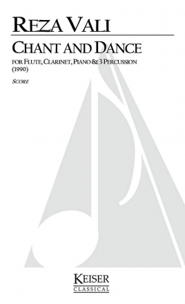 Reza Vali, Chant and Dance Clarinet Partitur