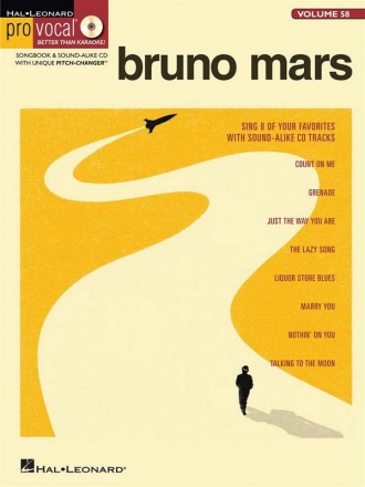 Bruno Mars Melodyline, Lyrics and Chords Buch + CD