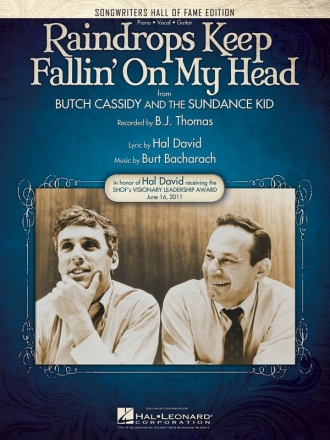 Burt Bacharach_Hal David, Raindrops Keep Fallin' On My Head Piano, Vocal and Guitar Buch
