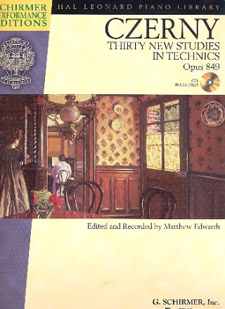 30 new Studies in Technics op.849 (+ Audio Online) for piano