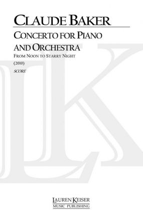 Claude Baker, Concerto for Piano a. Orchestra: Orchestra Buch