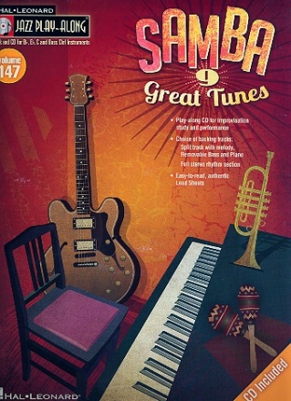 Samba - 9 great Tunes (+CD): for Bb, Eb, C and bass clef instruments score