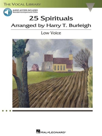 25 Spirituals Arranged by Harry T. Burleigh Low Voice Buch + CD