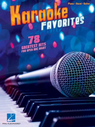 Karaoke Favorites Piano, Vocal and Guitar Buch