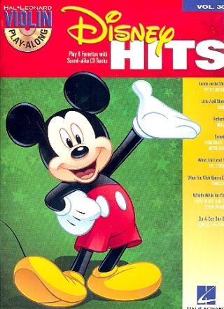 Disney Hits (+CD): for violin violin playalong vol.30