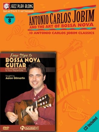 Bossa Nova Guitar Bundle Pack Flute, Violin, Guitar, Clarinet, Trumpet, Saxophone, Trombone, Chords Buch + CD + CD-ROM