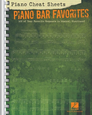 Piano Cheat Sheets: Piano Bar Favorites Klavier Buch