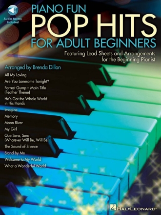 Piano Fun - Pop Hits for Adult Beginners (+Online-Audio) for piano