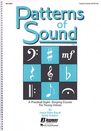 Emily Crocker_Joyce Eilers, Patterns of Sound - Vol. I (Teacher) Chor Buch