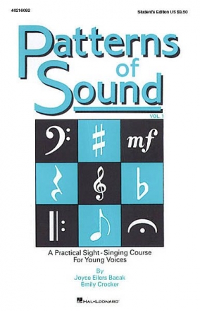 Emily Crocker_Joyce Eilers, Patterns of Sound - Vol. I (Pupil) Chor Chorpartitur