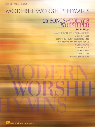 Modern Worship Hymns Piano, Vocal and Guitar Buch
