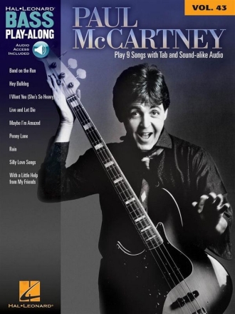 Paul McCartney (+Online Audio) for bass guitar Bass Play-Along vol.43