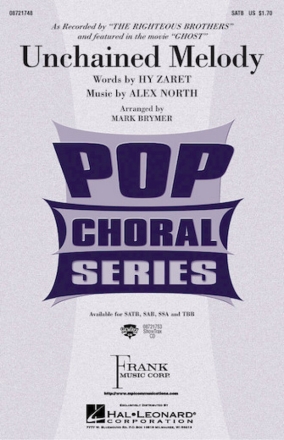 Alex North_Hy Zaret, Unchained Melody SSA Chorpartitur