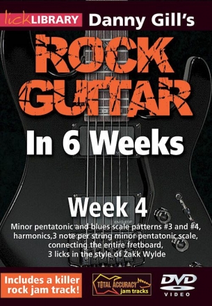 Danny Gill's Rock Guitar in 6 Weeks - Week 4 for guitar DVD