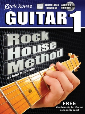 The Rock House Method: Learn Guitar 1 Gitarre Buch + CD