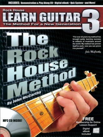 The Rock House Method: Learn Guitar 3 Gitarre Buch + CD