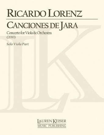 Canciones de Jara: Concerto Viola and Orchestra Stimme
