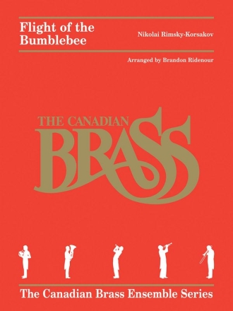 Nikolai Rimsky-Korsakov, Flight of the Bumblebee Blechblserquintett Partitur + Stimmen